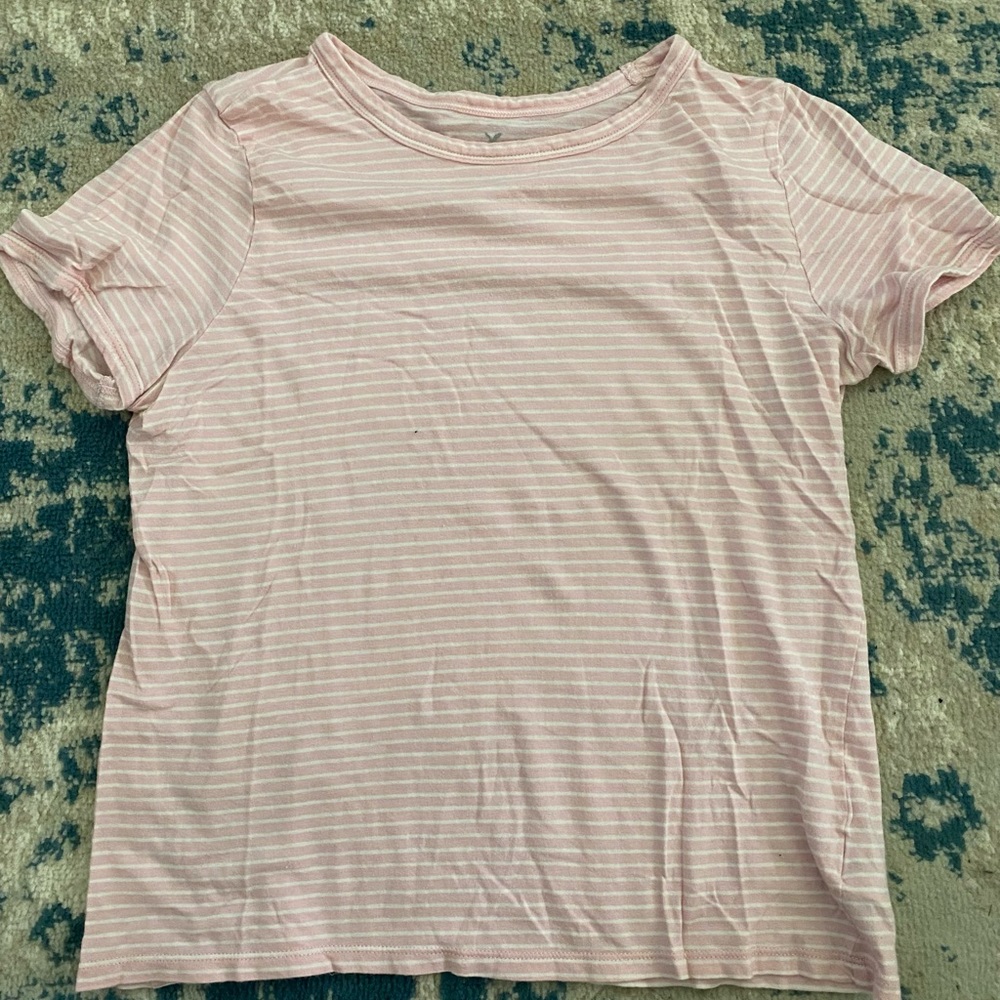 Pink striped AE t-shirt